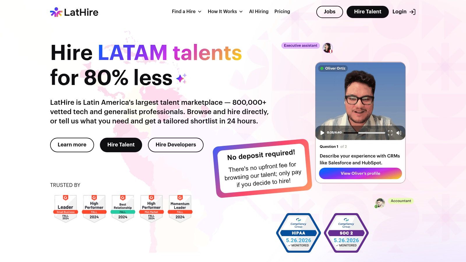 Screenshot from https://lathire.com