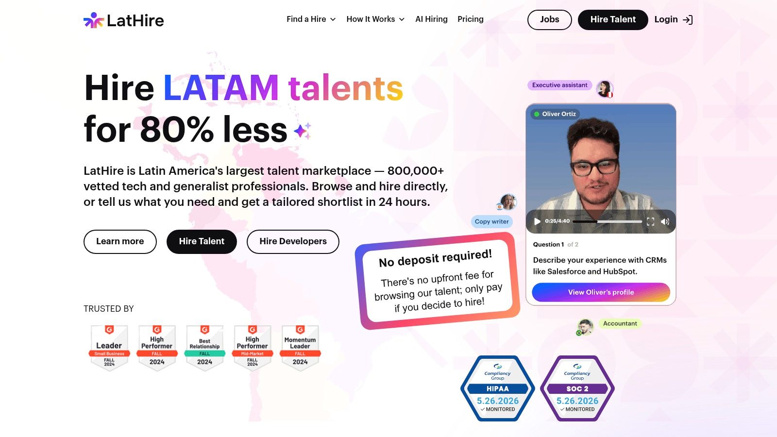 Screenshot from https://lathire.com