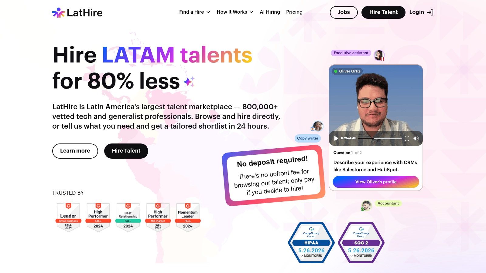 Screenshot from https://lathire.com